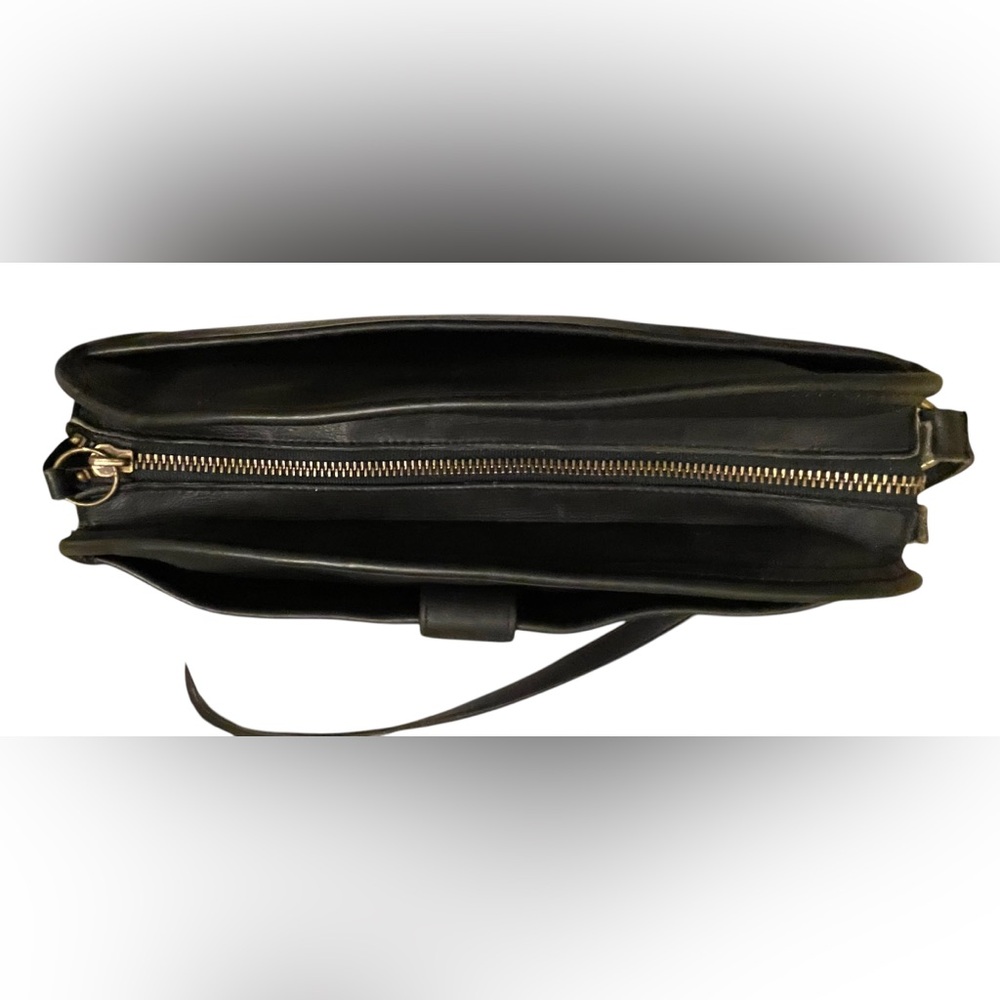 Coach Vintage Brighton Black Leather Crossbody Shoulder Bag Purse 9312. USA. - Picture 4 of 12